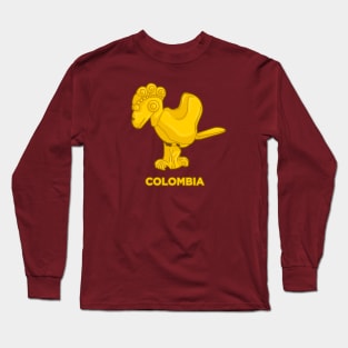 Ancient colombian golden bird Long Sleeve T-Shirt